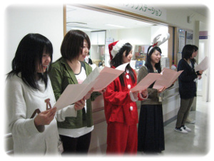 クリスマス病棟訪問